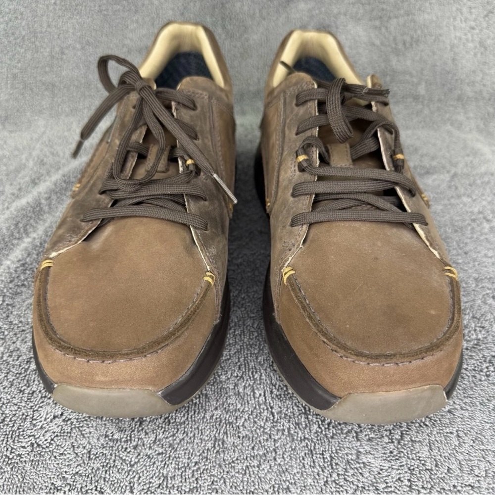MBT Men’s Shoes Brown Fanaka GTX Leather  Gore Tex Walking Shoe Rocker Size 8